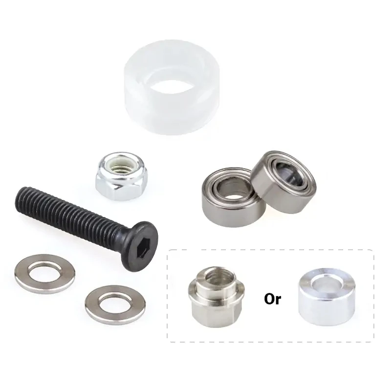 V Slot Wheel - 10 قطع من عجلات البولي كربونات