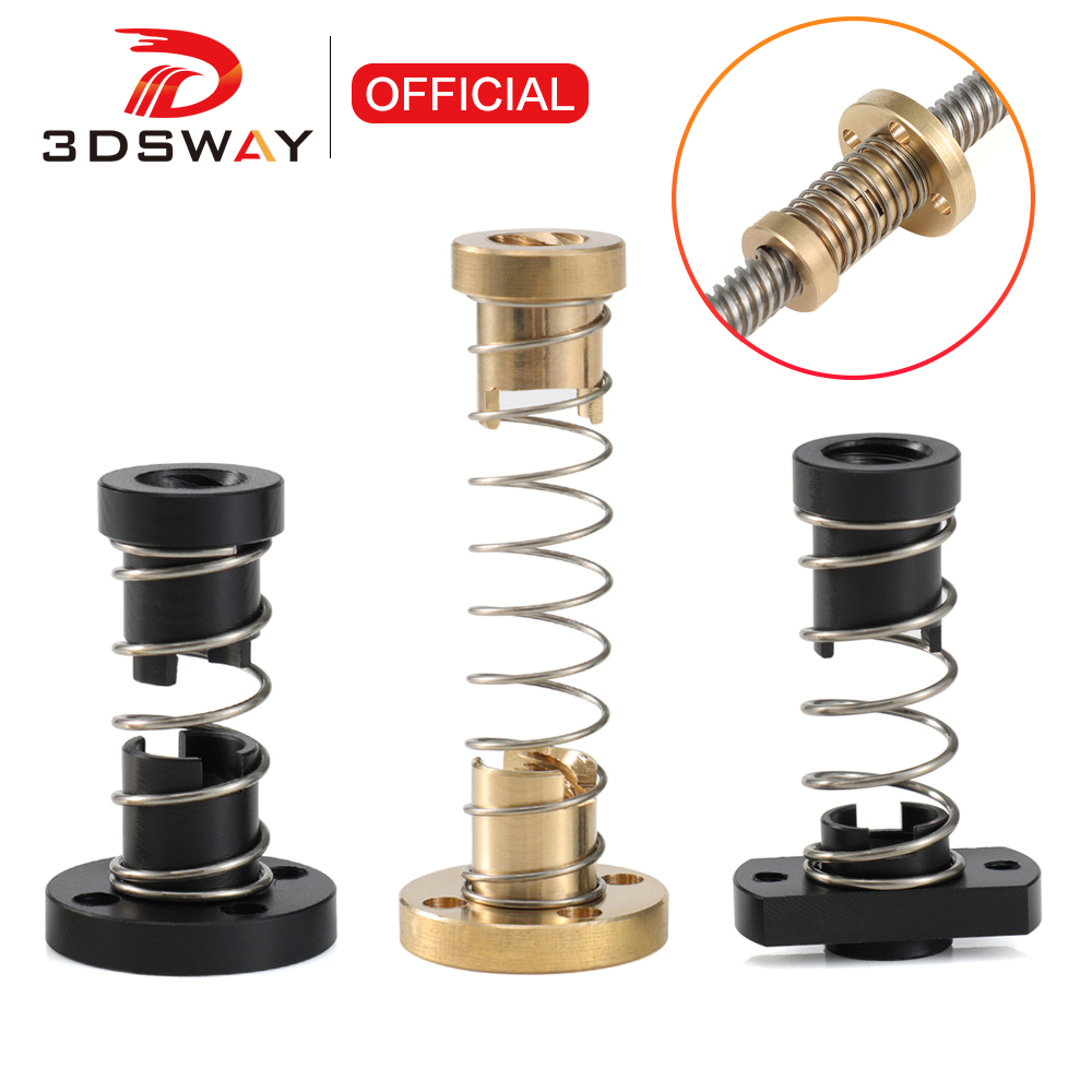 Lead Screw 8Mm - 3DSWAY T8 مكافحة عكسي الرصاص المسمار