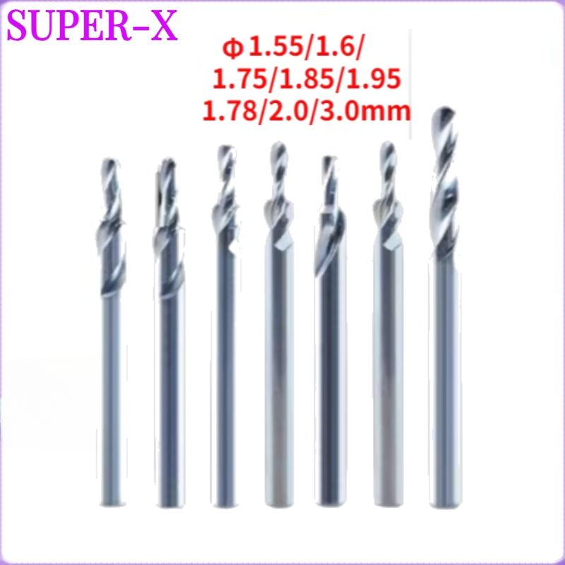 Carbide End Mill - 1 قطعة طحن الأسنان Pindex التنغستن