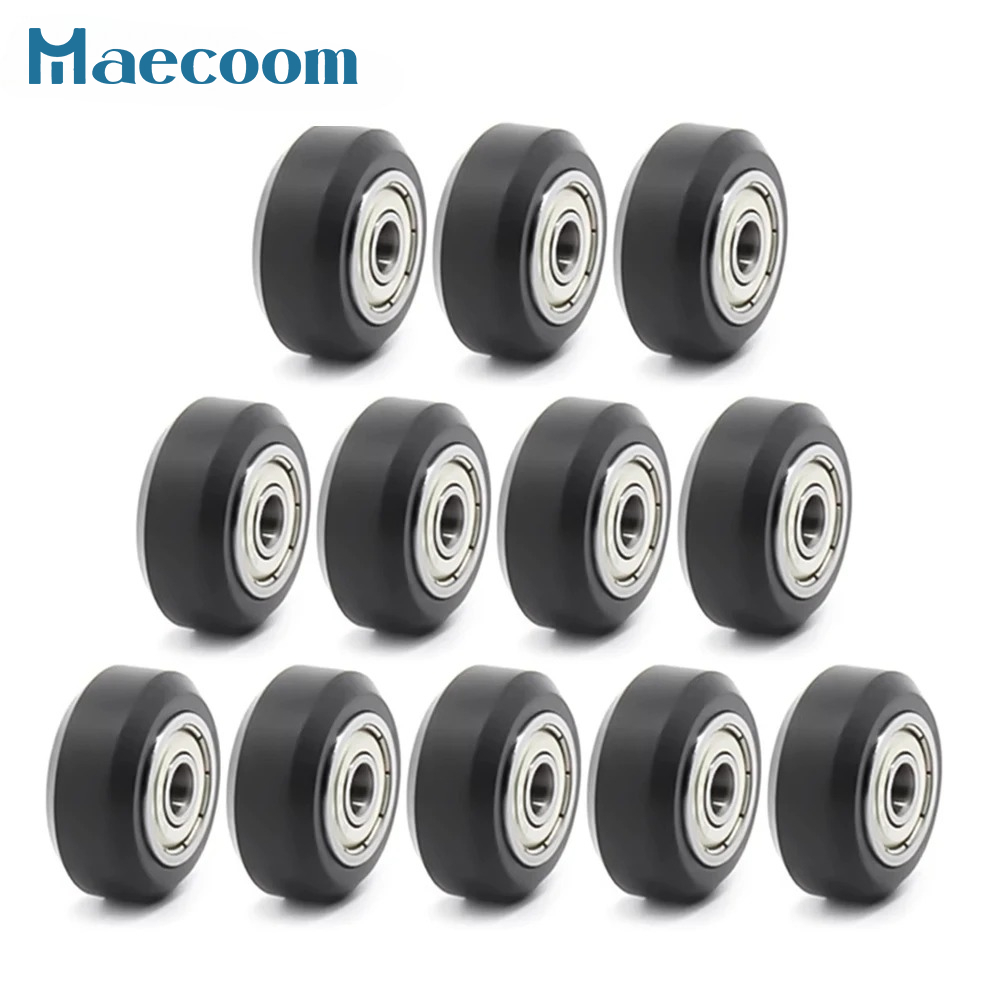 V Slot Wheel - 12/24 قطعة عجلة بوم بلاستيكية باستخدام