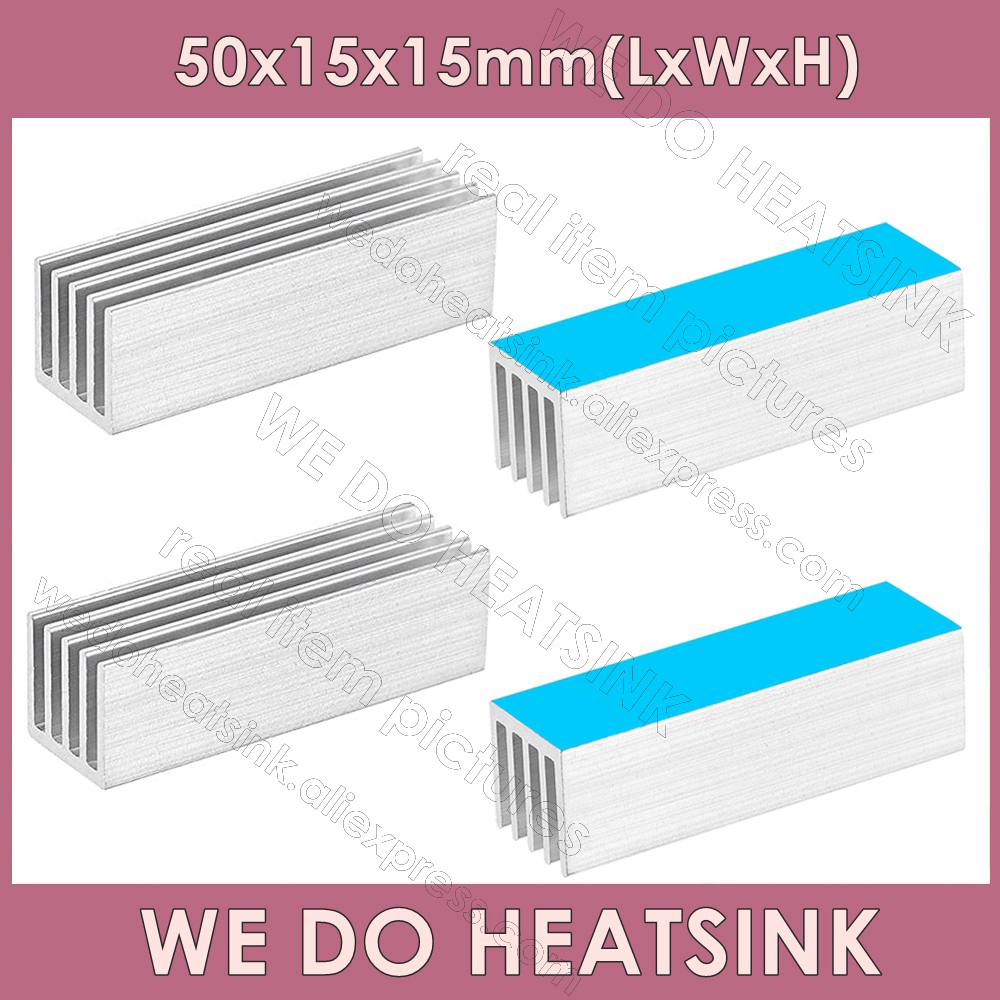 Aluminium Extrusion - شحن مجاني 5 قطعة 50x15x15 مللي