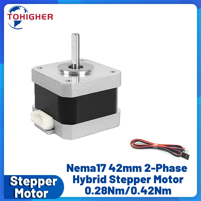 Nema 17 Stepper - محرك متدرج Nema17 42 رباعي الأسلاك