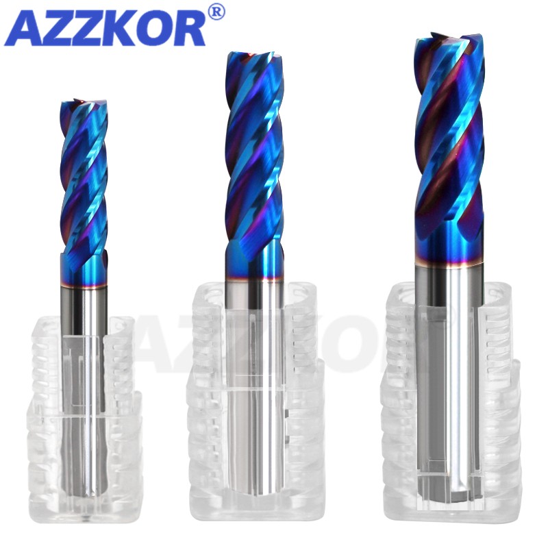 End Mill Set - قاطع طحن صلب التنغستن بطلاء السبائك