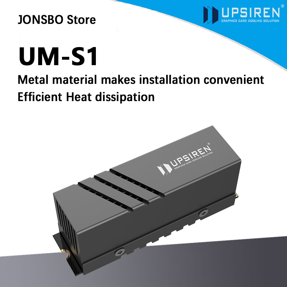 Aluminium Extrusion - مشتت حراري UPSIREN UM-S1 2280 أسود