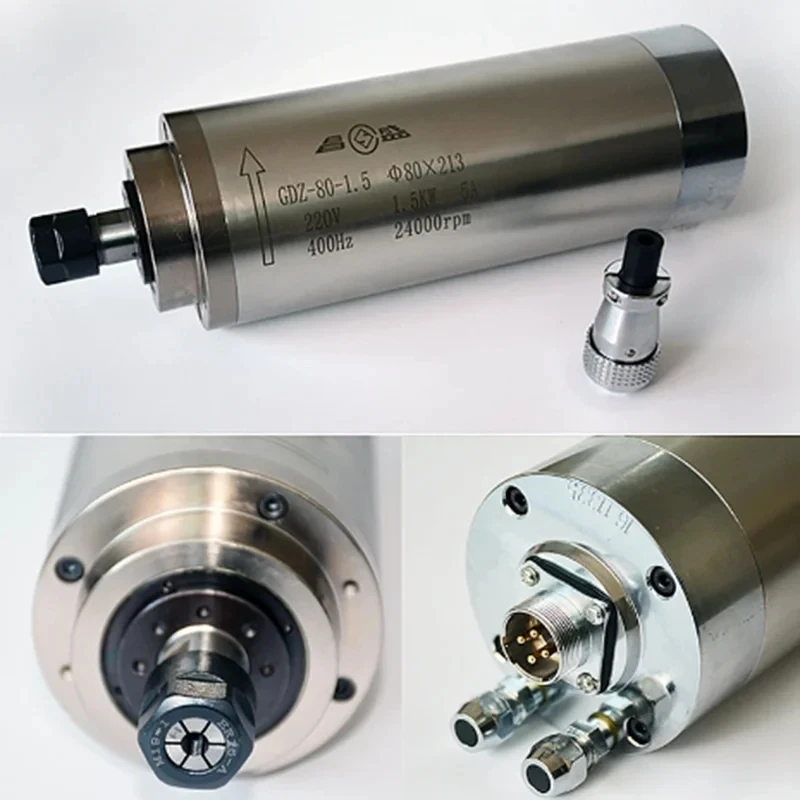 65X158-800W-ER11-220V CNC المي - مراجعة Water Cooled Spindle وسعره