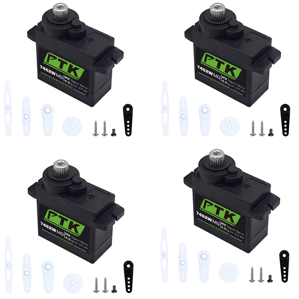 4 قطع PTK 7462/ 7462W MG 9g سي - مراجعة Servo 9G وسعره