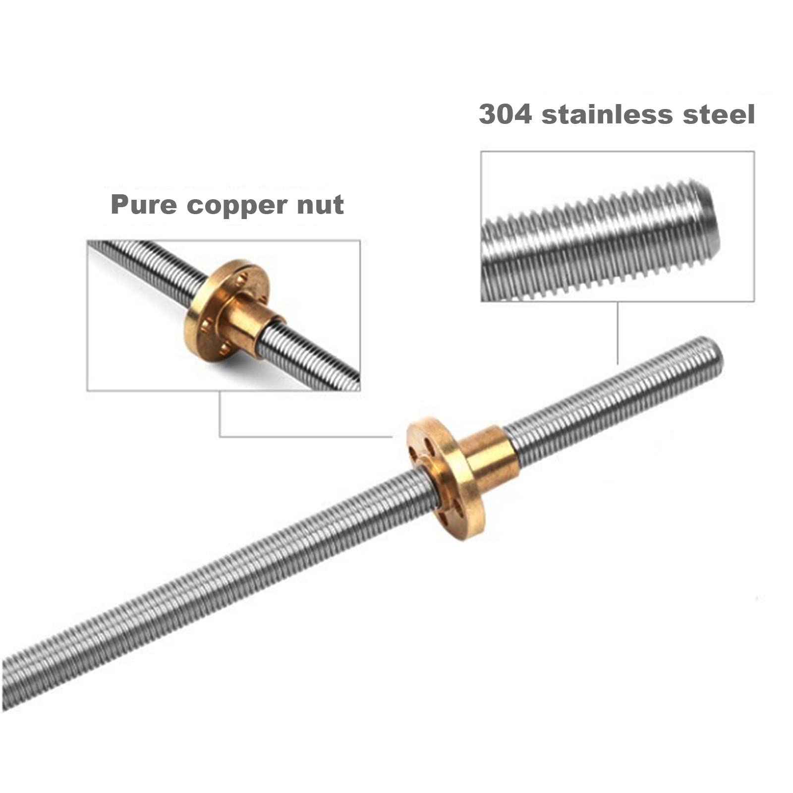 برغي توجيه T10 من الفولاذ المق - مراجعة Lead Screw 8Mm وسعره