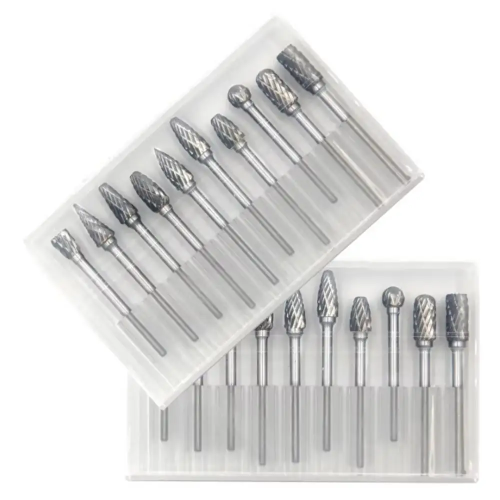 10 قطع مجموعة رؤوس كربيد دوارة - مراجعة Carbide End Mill وسعره