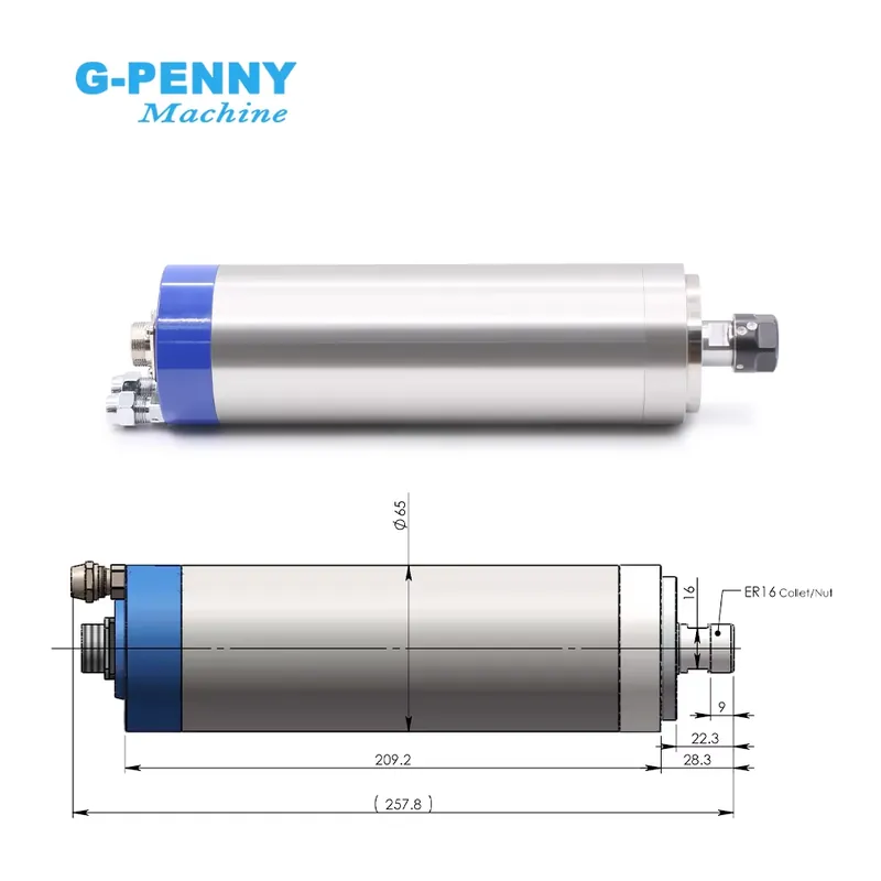 مجموعة محركات مغزلية مبردة بال - مراجعة Spindle Motor وسعره