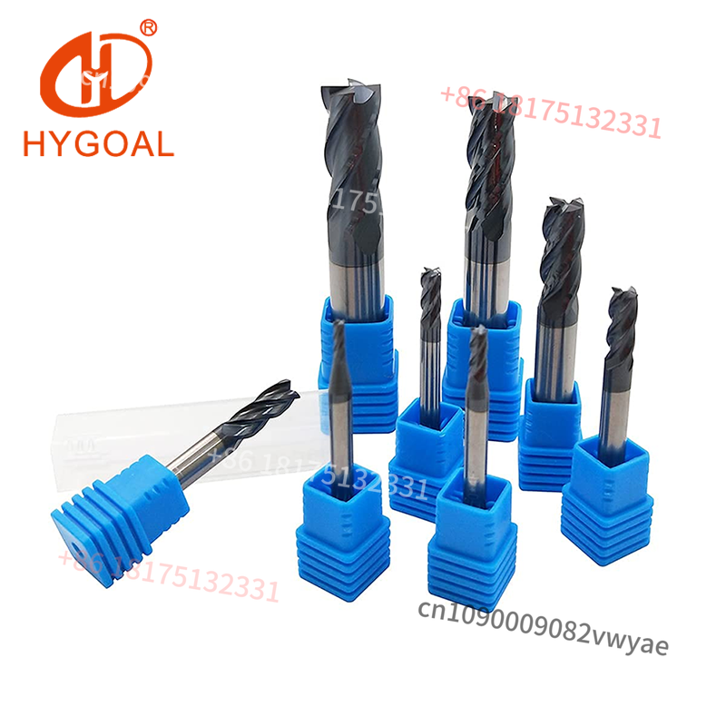 قاطع تفريز كربيد HYGOAL بأربعة - مراجعة Carbide End Mill وسعره