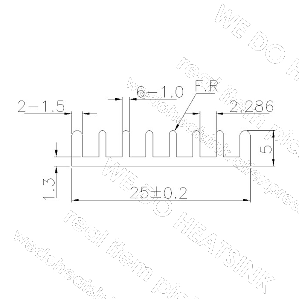 نحن نفعل المبرد 25x25x5 مللي م - مراجعة Aluminium Extrusion وسعره